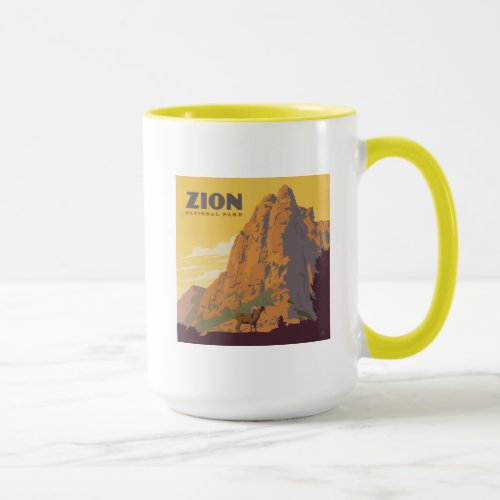 Zion National Park  Ram Mug