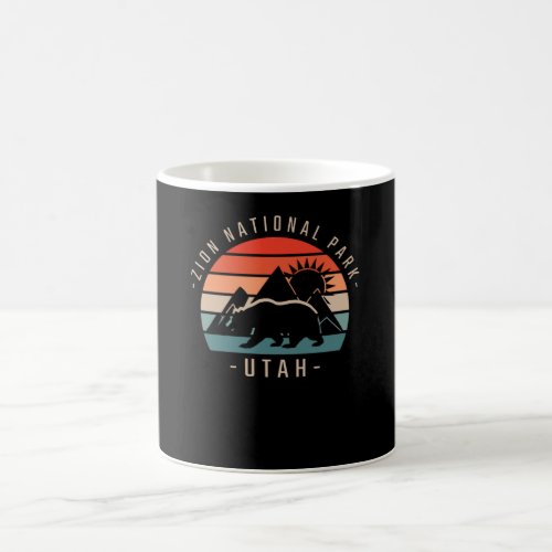 Zion National Park Retro Coffee Mug