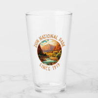 Zion National Park Retro Distressed Circle