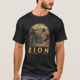 Zion National Park Retro Emblem T-Shirt
