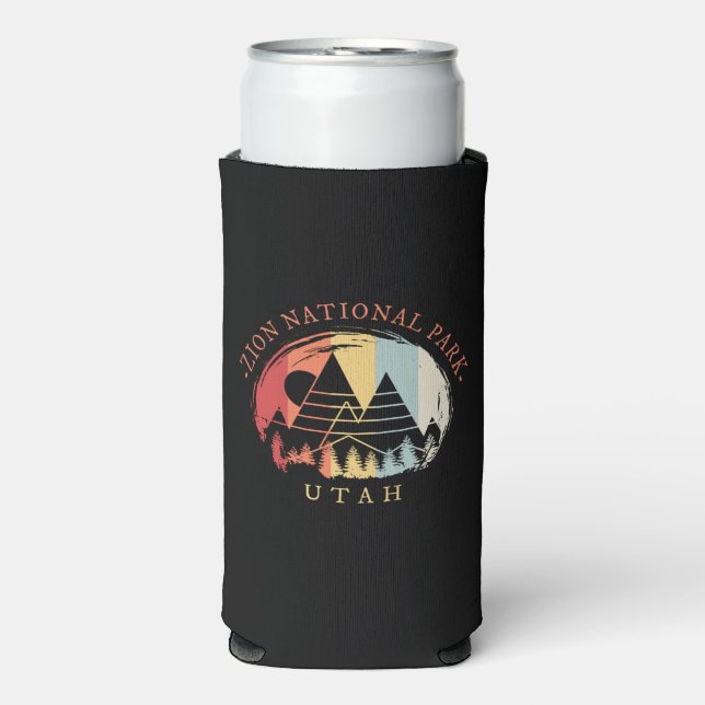 Zion National Park Seltzer Can Cooler (Seltzer Front)