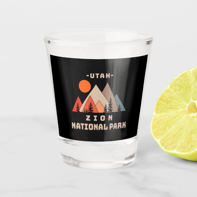 Zion National Park  Shot Glass (Front)