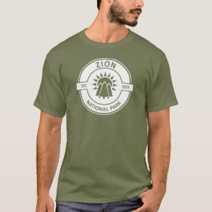 Zion National Park Sun Trees T-Shirt