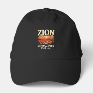 Zion National Park Sunset Mountain Scene Performance Cap