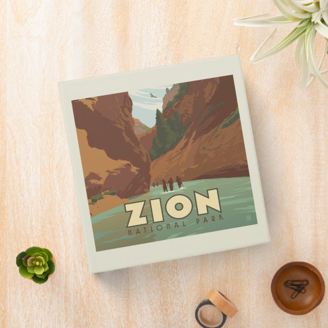 Zion National Park | The Narrows 3 Ring Binder (In Situ)