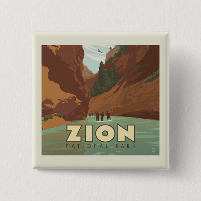 Zion National Park | The Narrows Button (Front)