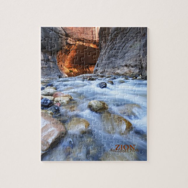 zion national park the narrows jigsaw puzzle (Vertical)