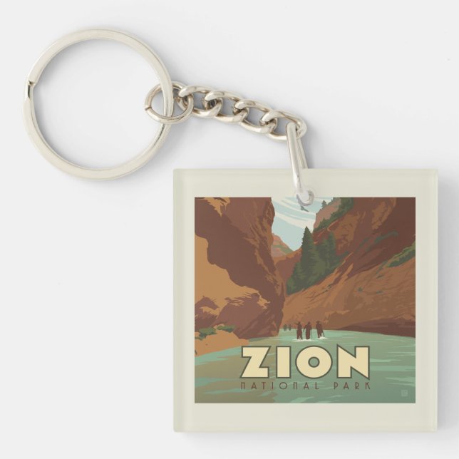 Zion National Park | The Narrows Keychain (Front)