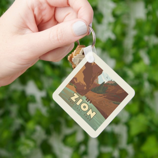 Zion National Park | The Narrows Keychain (Hand)