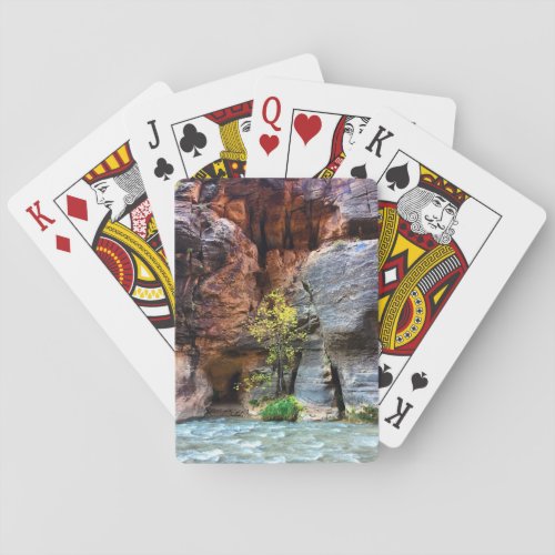 Zion National Park The Narrows Poker Cards