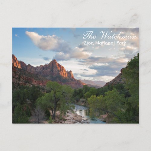Zion National Park _ The Watchman postcard