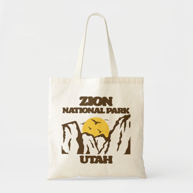 Zion National Park Tote Bag (Front)