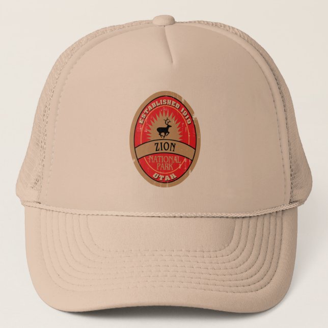 Zion National Park Trucker Hat (Front)