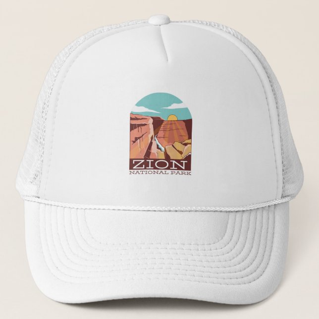 Zion National Park Trucker Hat (Front)