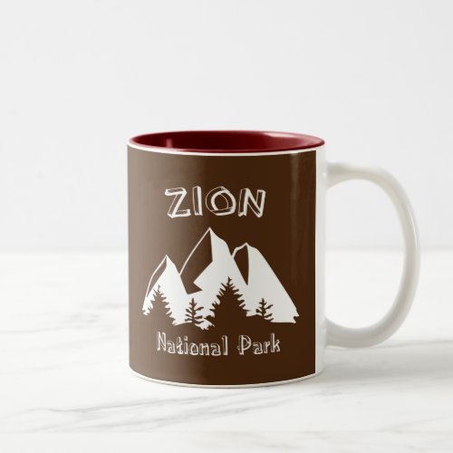 Zion National Park Two_Tone Coffee Mug