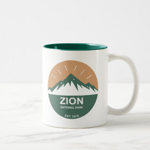 Zion National Park Two-Tone Coffee Mug
