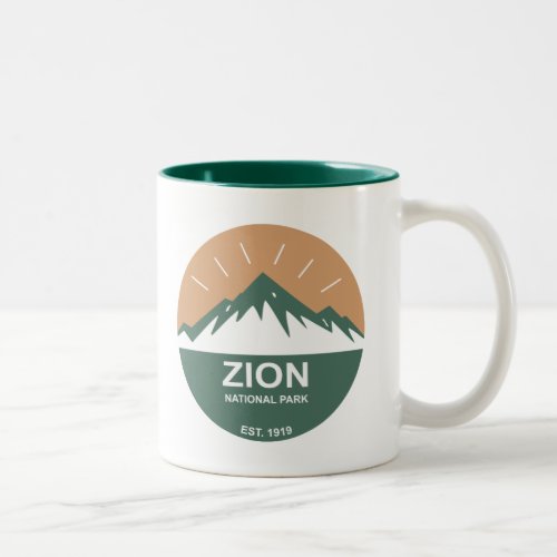 Zion National Park Two_Tone Coffee Mug