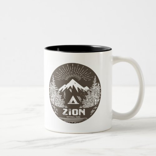 Zion National Park Two_Tone Coffee Mug