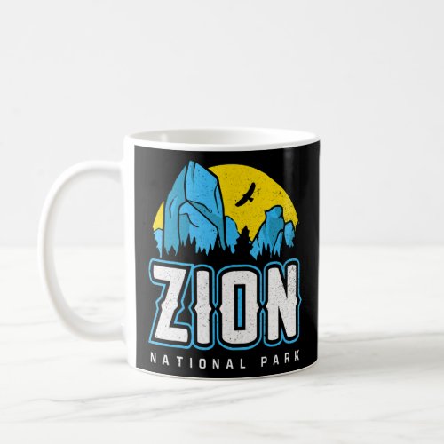 Zion National Park Us Nationa Lpark In Utah Vintag Coffee Mug