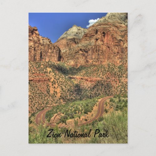 Zion National Park UT Postcard