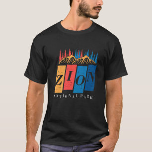 Zion National Park Utah Canyon Souvenir Hiking Cam T-Shirt