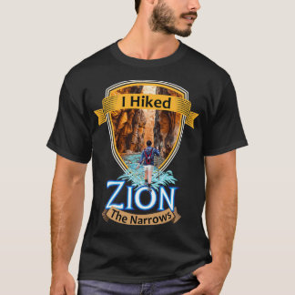 Zion National Park Utah I Hiked The Narrows Retro T-Shirt