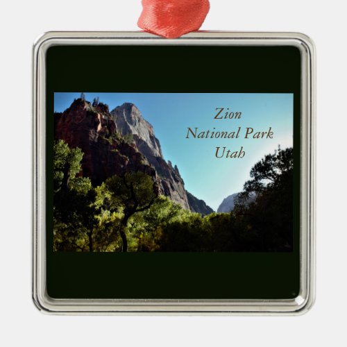 Zion National Park Utah Metal Ornament