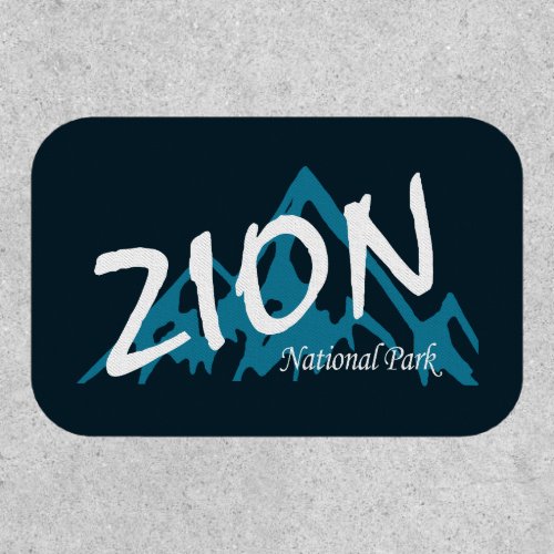 Zion National Park Utah Mountains Patch