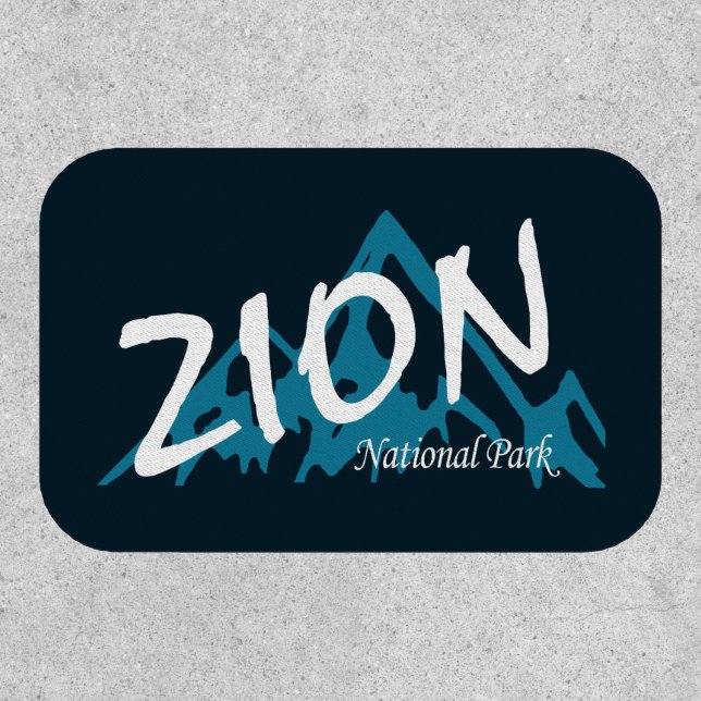 Zion National Park Utah Mountains Patch (Front)