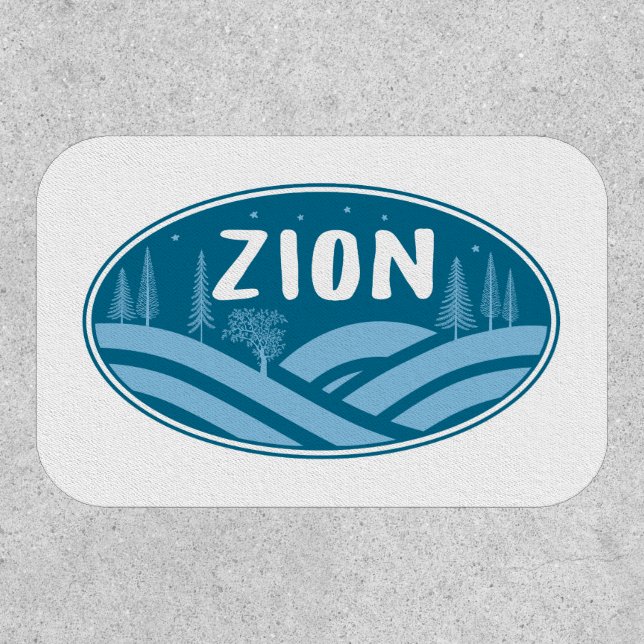 Zion National Park Utah Outdoors Patch (Front)