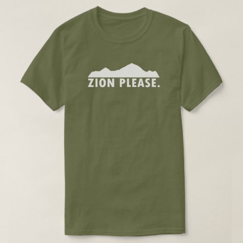 Zion National Park Utah Please T_Shirt
