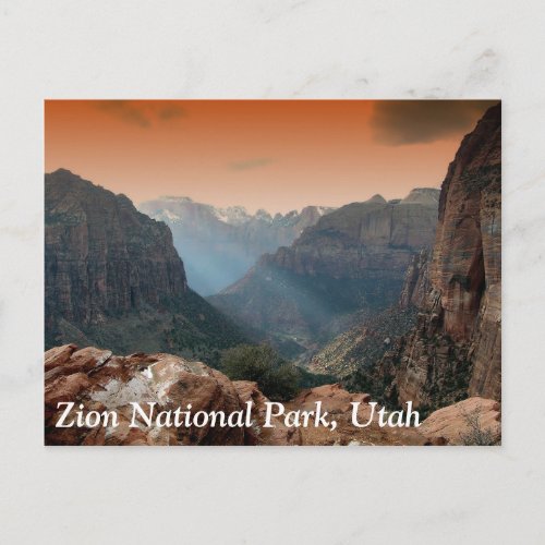 Zion National Park Utah Postcard