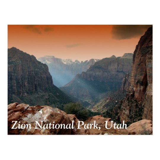 Zion National Park, Utah Postcard