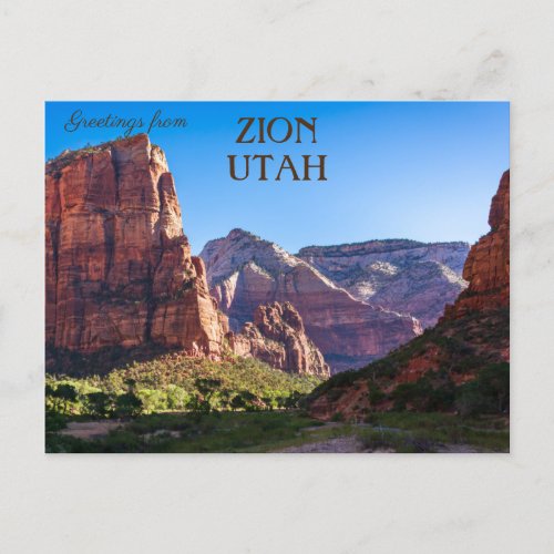 Zion National Park _ Utah Postcard