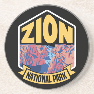 Zion National Park Utah Retro Coaster