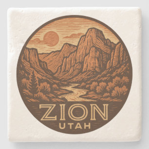 Zion National Park Utah Stone Coaster
