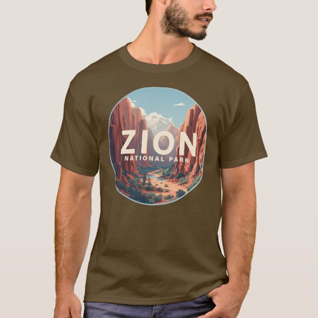Zion National Park Utah T-Shirt (Front)