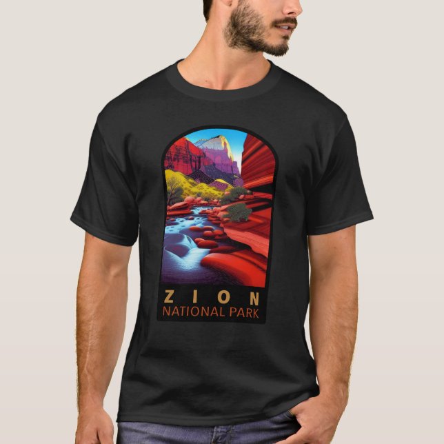 Zion National Park Utah T-Shirt (Front)