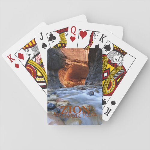 Zion National Park Utah The Narrows Poker Cards