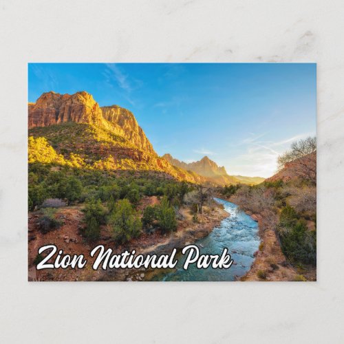 Zion National Park Utah United States Postcard