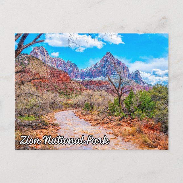 Zion National Park, Utah, United States Postcard (Front)
