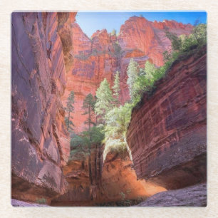 Zion National Park, Utah, USA Glass Coaster