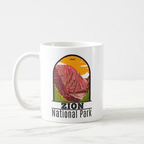 Zion National Park Utah Vintage Coffee Mug