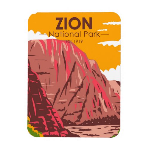 Zion National Park Utah Vintage Magnet