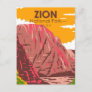Zion National Park Utah Vintage Postcard