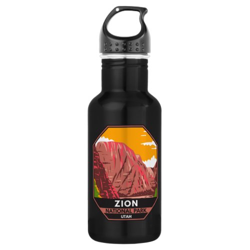 Zion National Park Utah Vintage  Stainless Steel Water Bottle