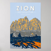 Zion National Park Utah Zion Canyon Vintage