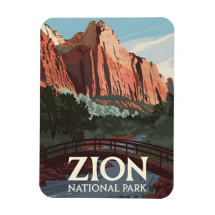 Zion National Park vintage Magnet