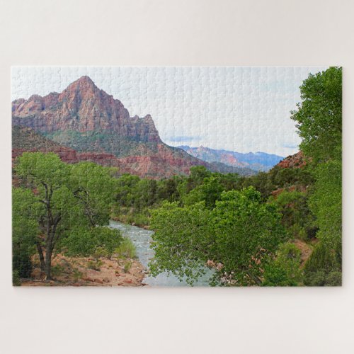 Zion National Park Watchman Utah USA Jigsaw Puzzle