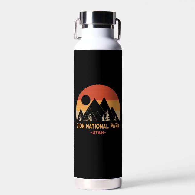Zion National Park Water Bottle (Front)